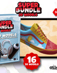 3D Models + Brushes SUPER BUNDLE PACK