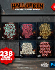 Halloween Alphabets Super Bundle