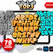Top 3 Throw-Up Alphabets Bundle