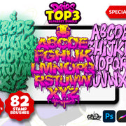 Top 3 Drips Alphabets Bundle