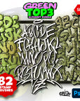 Top 3 Green Alphabets Bundle