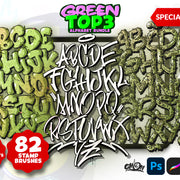 Top 3 Green Alphabets Bundle