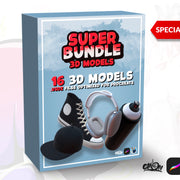 3D Models + Brushes SUPER BUNDLE PACK