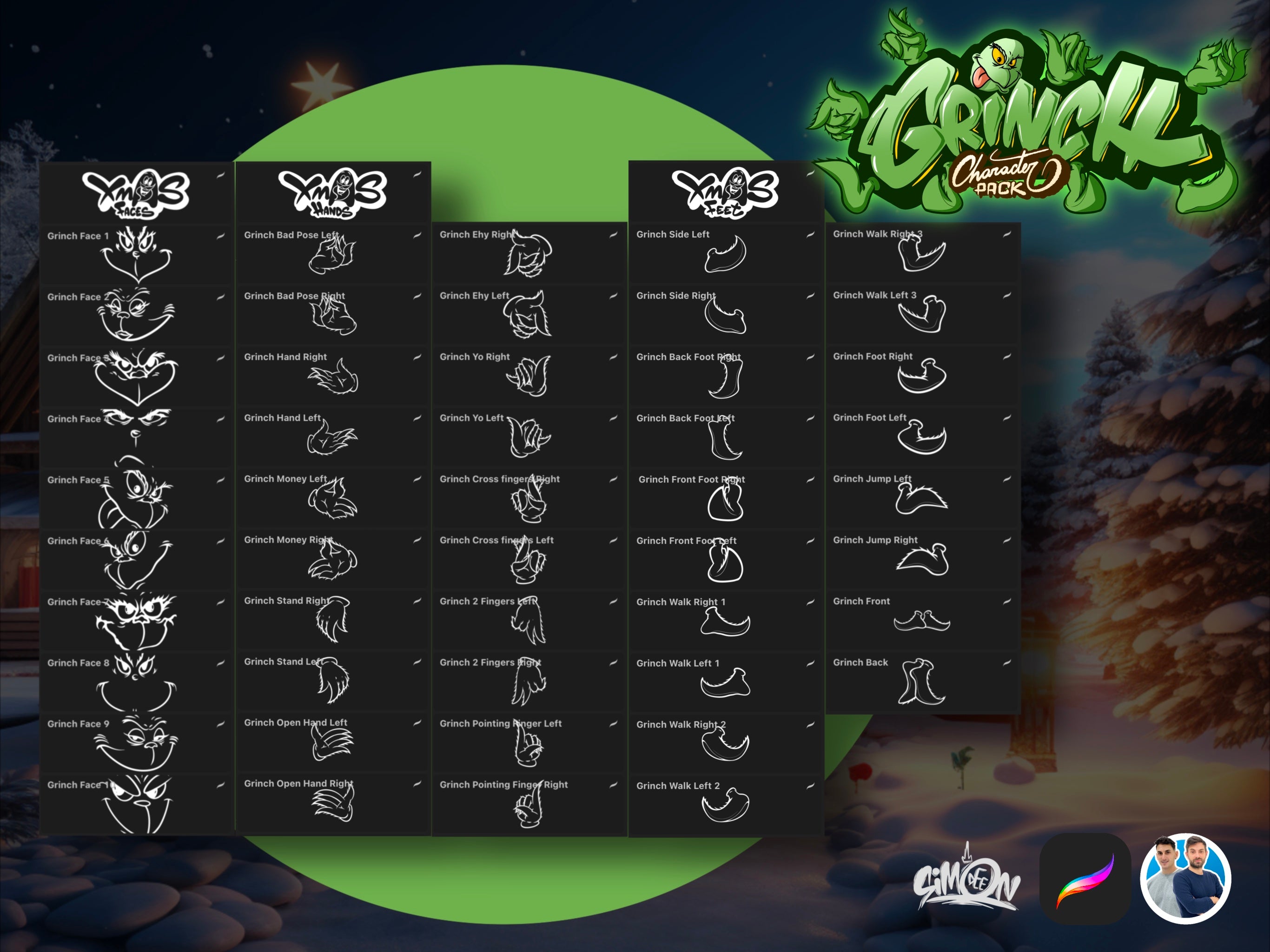 Grinch Character Pack