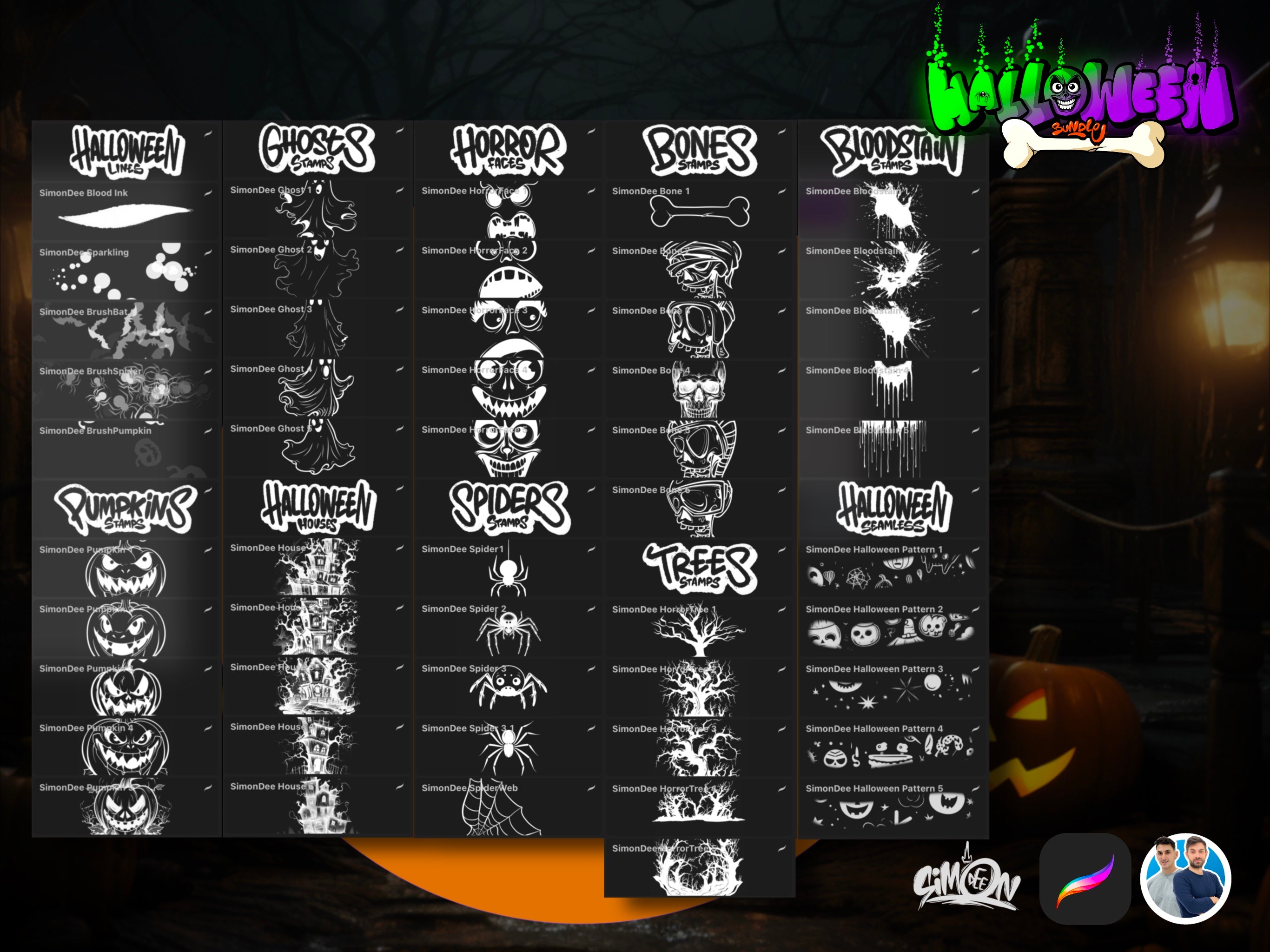 Halloween Brush Pack