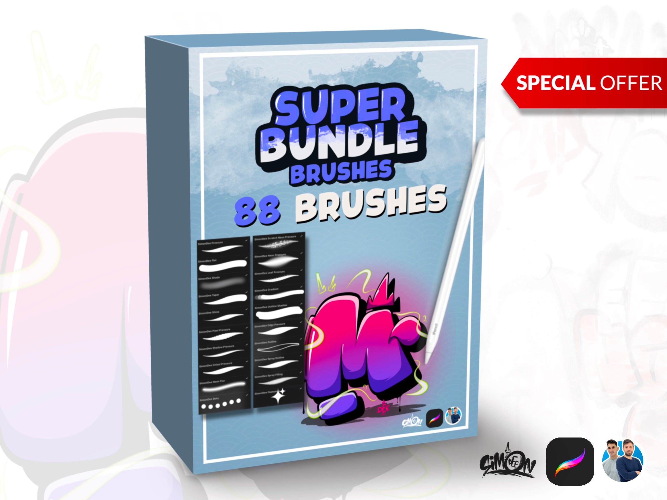 Brushes + Alphabet SUPER BUNDLES TOGETHER