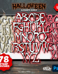 Halloween Alphabets Bundle by Simon/Eter