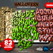 Halloween Alphabets Bundle by Bigtato