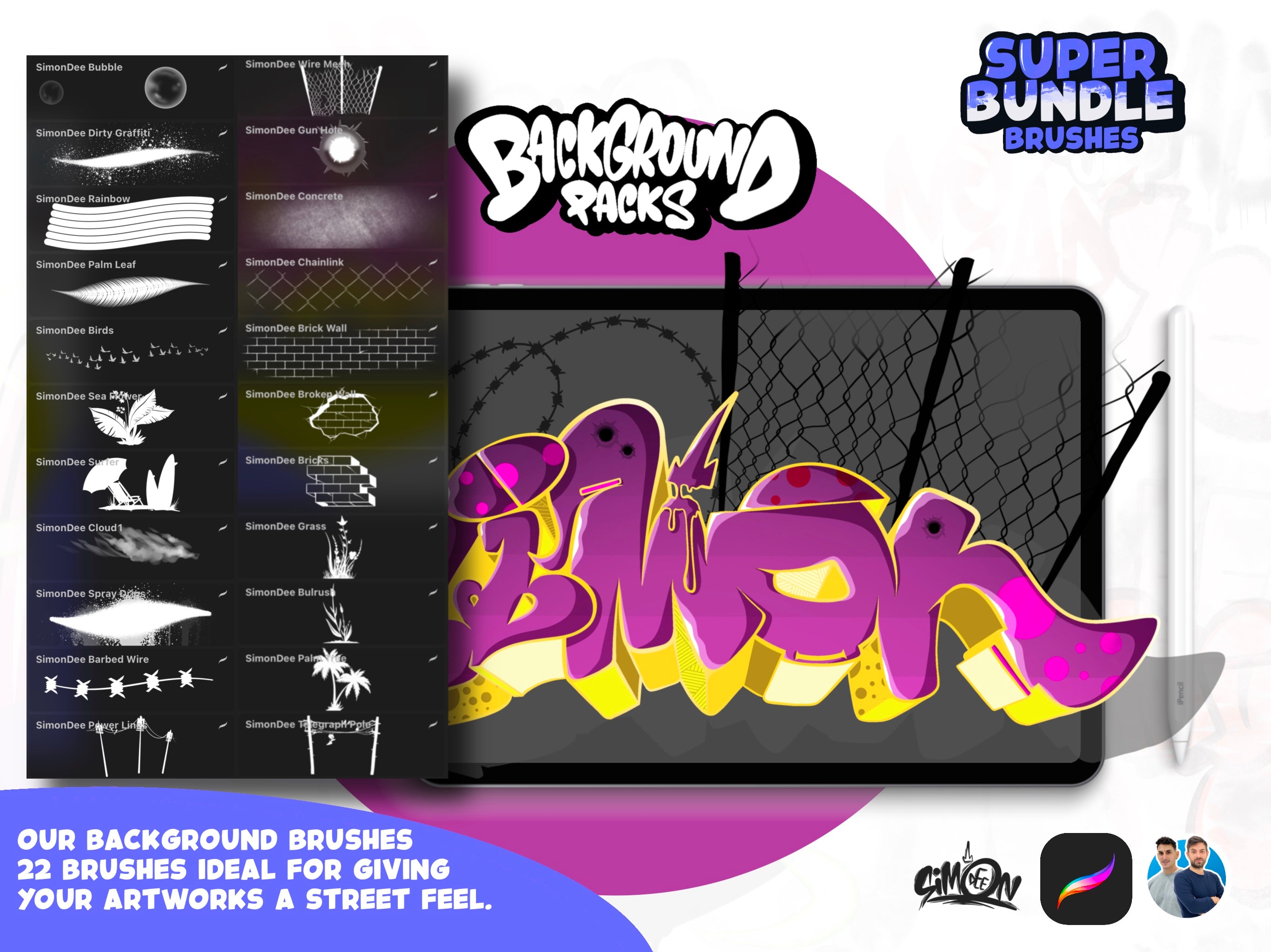 Brushes + Alphabet SUPER BUNDLES TOGETHER