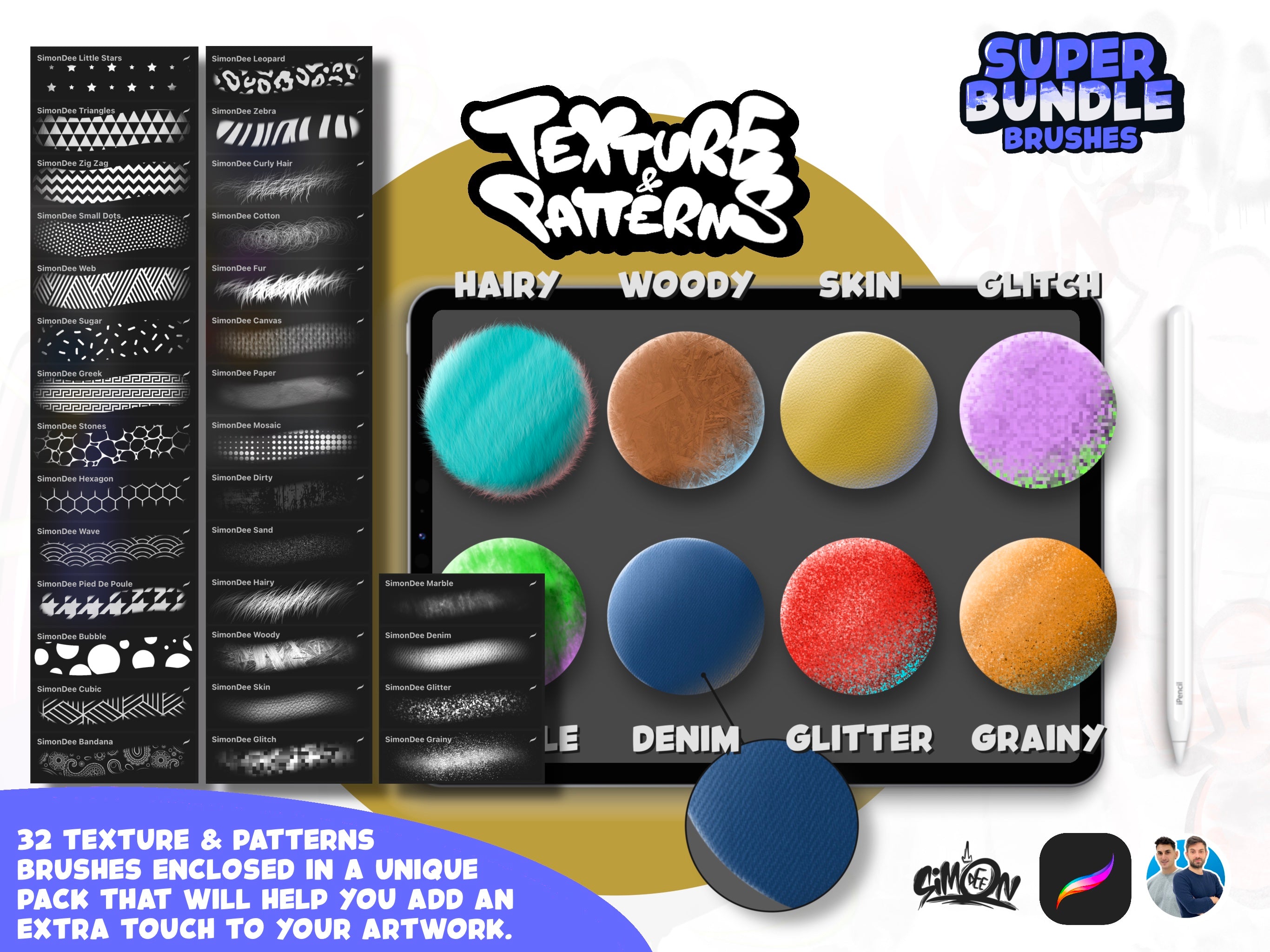 Brushes + Alphabet SUPER BUNDLES TOGETHER