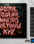 Halloween Alphabets Bundle by Bigtato