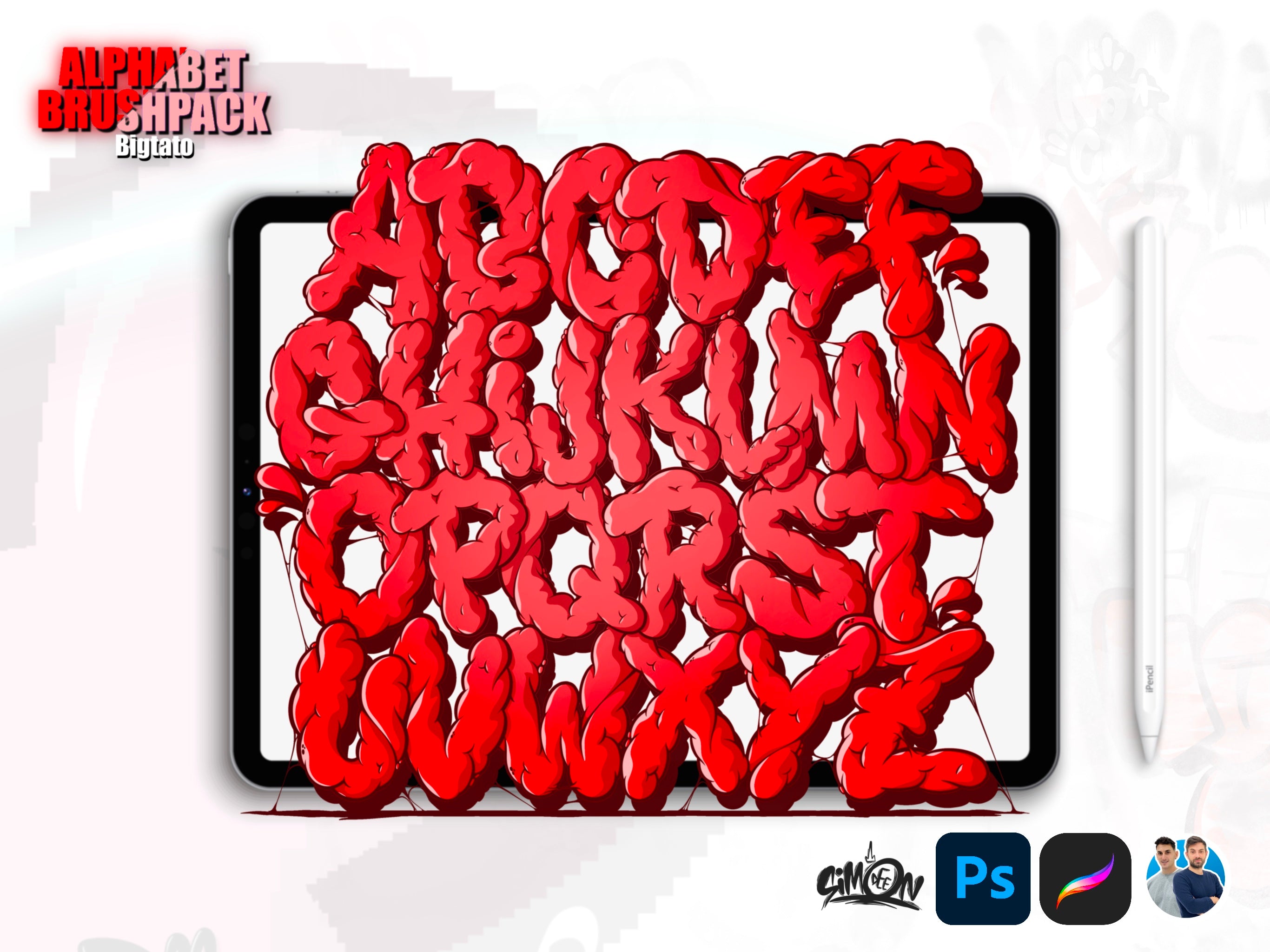 Bigtato Alphabet Brush Pack