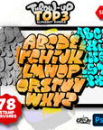 Top 3 Throw-Up Alphabets Bundle