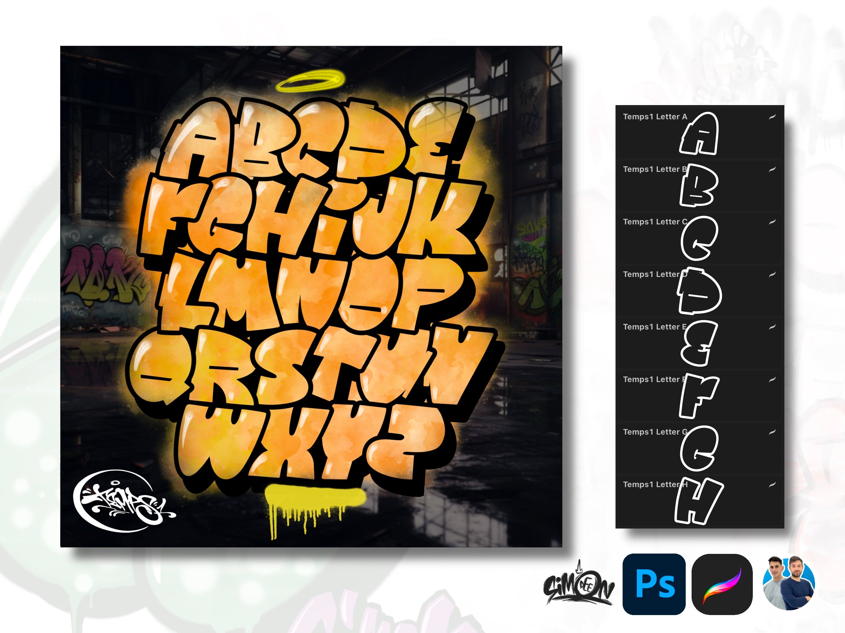 Top 3 Throw-Up Alphabets Bundle