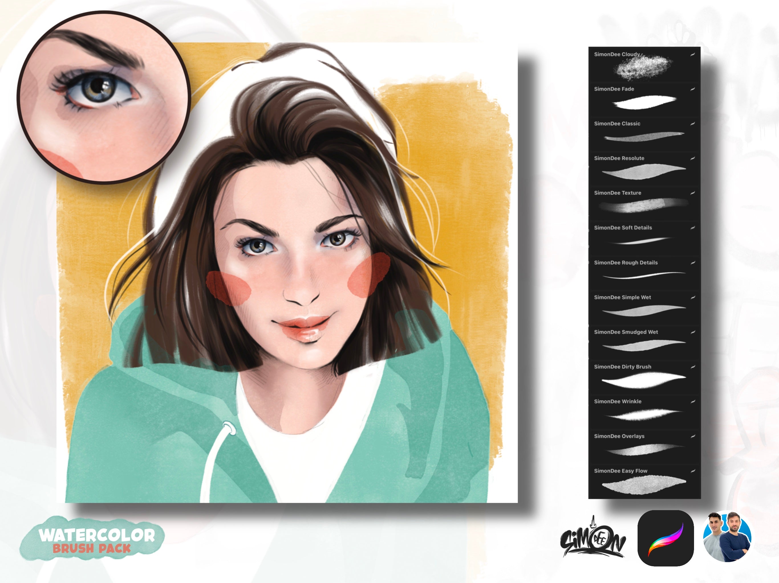 Watercolor Brush Pack