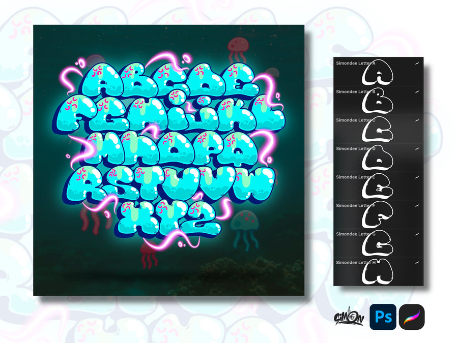 Top 3 LetterHeads Alphabets Bundle