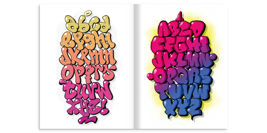 Graffiti Alphabets by Simon Dee: A collection of the best graffiti-style letters