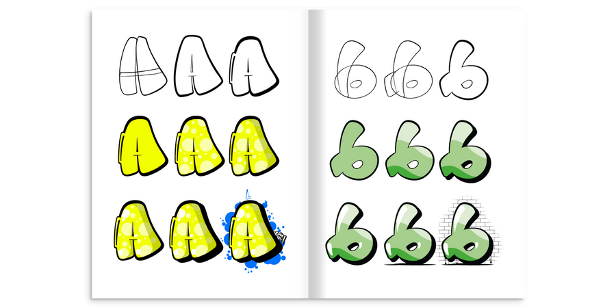 Graffiti Alphabets by Simon Dee: A collection of the best graffiti-style letters