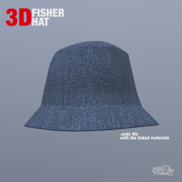 3D Fisher Hat