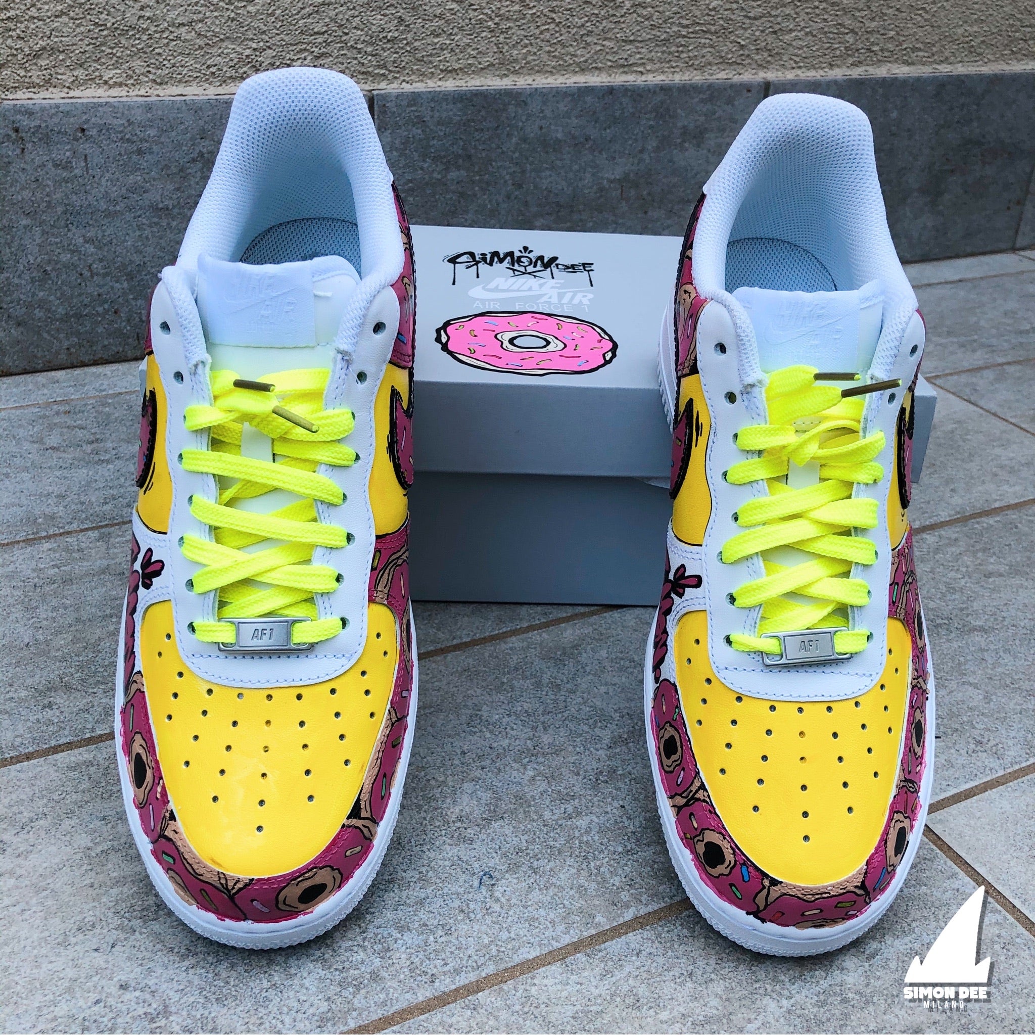 custom air force 1 donut