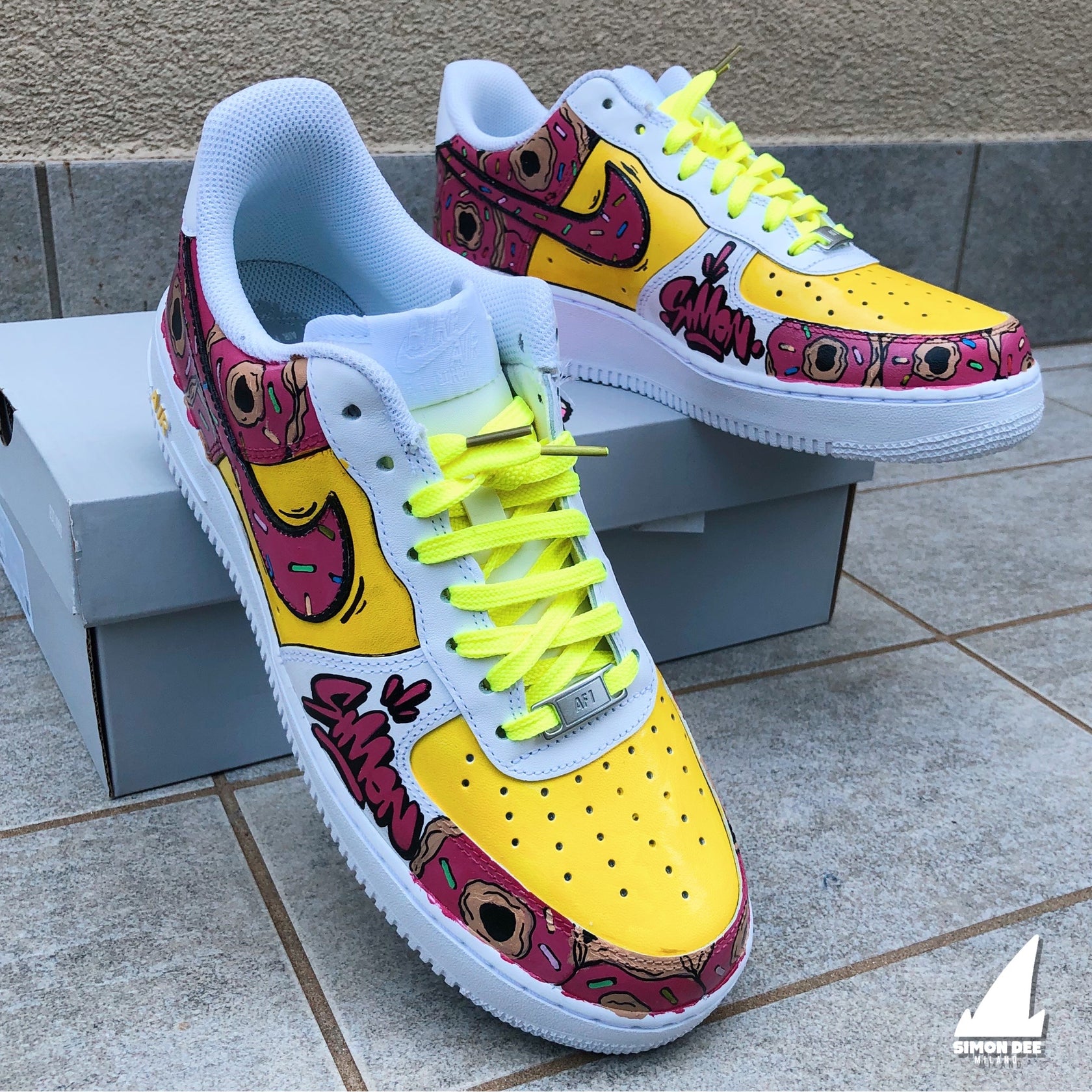 Custom (1of1) Donuts Air Force 1 â sim0ndee